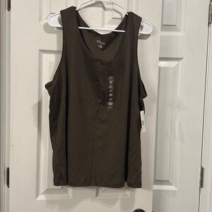 Everyday Value Women's tank top 
2X in Rich Brown